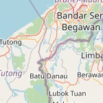 Peta lokasi: Pangkalan Batu, Brunei Darussalam