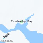 Peta lokasi: Cambridge Bay, Kanada