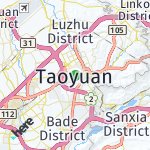 Peta lokasi: Taoyuan City, Taiwan