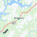 Peta lokasi: Bremen, Amerika Serikat