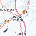Peta lokasi: Batang Padang, Malaysia