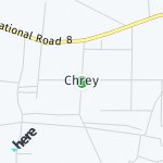 Peta lokasi: Chrey, Kamboja