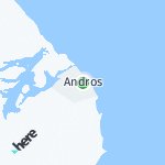 Peta lokasi: Andros, Bahama
