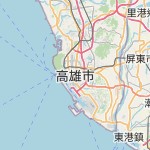 Peta lokasi: Kaohsiung City, Taiwan untuk keperluan jadwal sholat