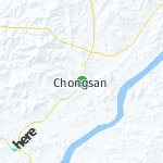 Peta lokasi: Chongsan, Korea Selatan