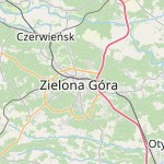 Peta lokasi: Zielona Góra, Polandia