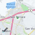 Peta lokasi: Sun Terrace, Amerika Serikat