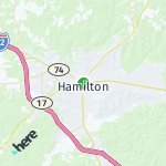 Peta lokasi: Hamilton, Amerika Serikat