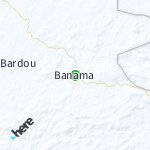 Peta wilayah Banama, Guinea