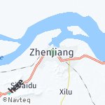 Peta lokasi: Zhen Jiang, Cina