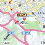 Peta lokasi: La Peña, Spanyol