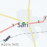 Peta lokasi: Sari, Iran