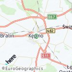 Peta lokasi: Kępno, Polandia