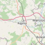 Peta lokasi: Kępno, Polandia