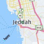 Peta lokasi: Jeddah, Arab Saudi