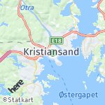 Peta lokasi: Kristiansand, Norwegia