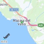 Peta lokasi: Mazara del Vallo, Italia
