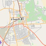 Peta lokasi: Hofuf, Arab Saudi