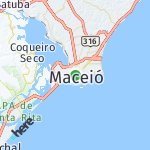 Peta lokasi: Maceió, Brasil