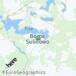 Peta lokasi: Borne Sulinowo, Polandia