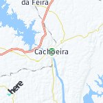 Peta lokasi: Cachoeira, Brasil