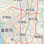 Peta lokasi: Yongkang District, Taiwan untuk keperluan jadwal sholat