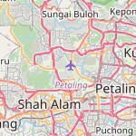 Peta lokasi: Kampung Baru Subang, Malaysia untuk keperluan jadwal sholat