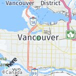 Peta lokasi: Vancouver, Kanada