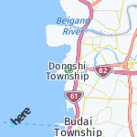 Peta lokasi: Dongshi Township, Taiwan