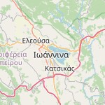 Peta lokasi: Ioannina, Yunani
