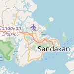 Peta lokasi: Sandakan, Malaysia