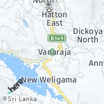 Peta lokasi: Wanaraja, Sri Lanka