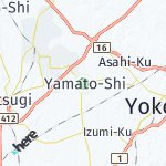 Peta lokasi: Yamato-Shi, Jepang