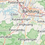 Peta lokasi: Bandung Kabupaten, Indonesia untuk keperluan jadwal sholat