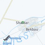 Peta lokasi: Shaldar, Kazakhstan