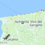 Peta lokasi: Ischitella, Italia