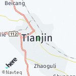 Peta lokasi: Tianjin, Cina