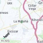 Peta lokasi: La Malahá, Spanyol