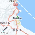 Peta lokasi: Nador, Maroko
