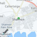 Peta lokasi: Shannon, Irlandia
