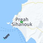 Peta lokasi: Preah Sihanouk, Kamboja