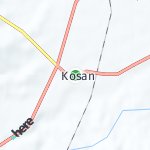 Peta lokasi: Kosan, Republik Demokratik Rakyat Korea