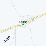 Peta lokasi: Keng, Botswana