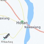 Peta wilayah Hotan, Cina