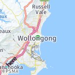 Peta lokasi: Wollongong, Australia