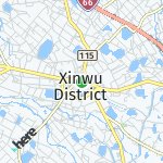 Peta lokasi: Xinwu District, Taiwan