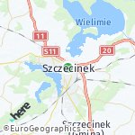 Peta lokasi: Szczecinek, Polandia