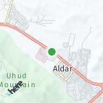 Peta lokasi: Uhud, Arab Saudi