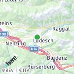 Peta lokasi: Thüringen, Austria
