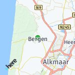 Peta lokasi: Bergen, Belanda
